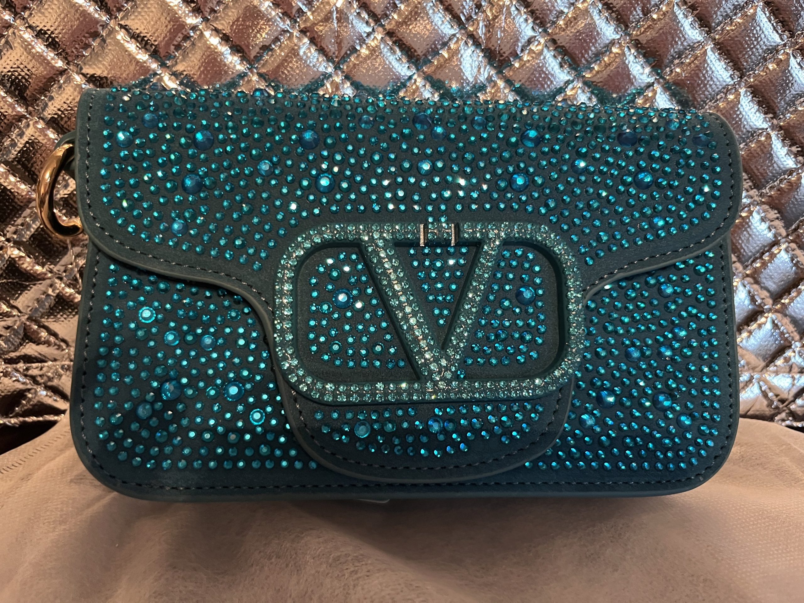 V Inspired Clutch Bag