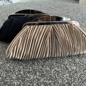 Pleated Clutch Bag