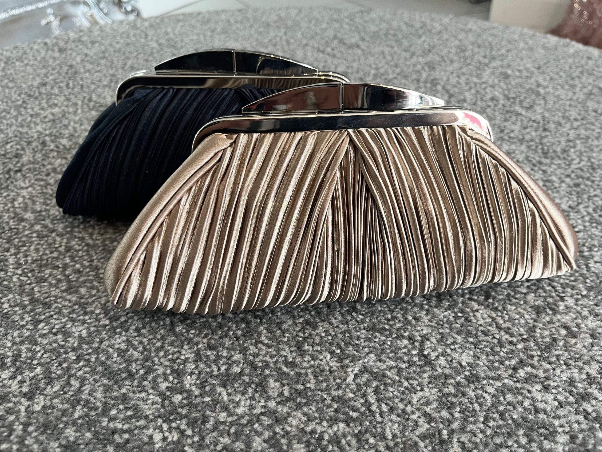 Pleated Clutch Bag