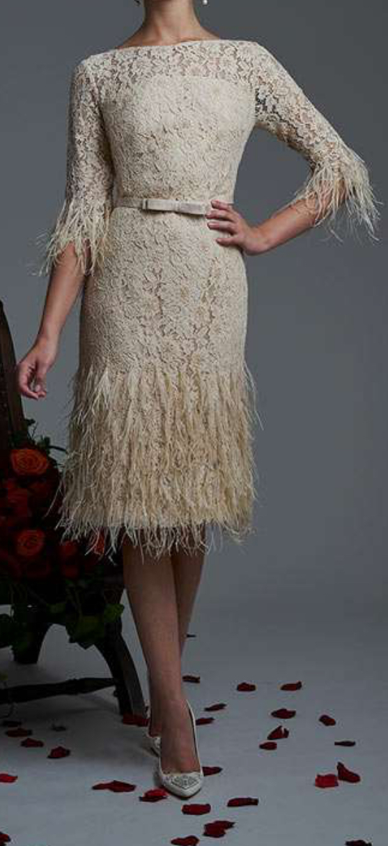 Feather Occasion Dress