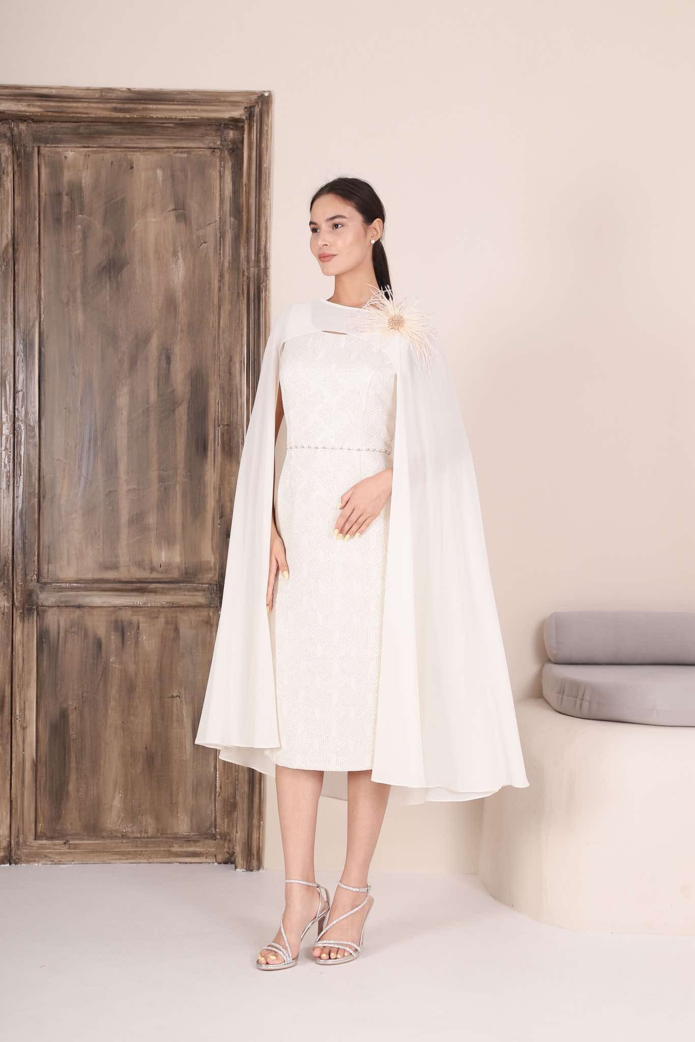 Lizabella Cape Dress