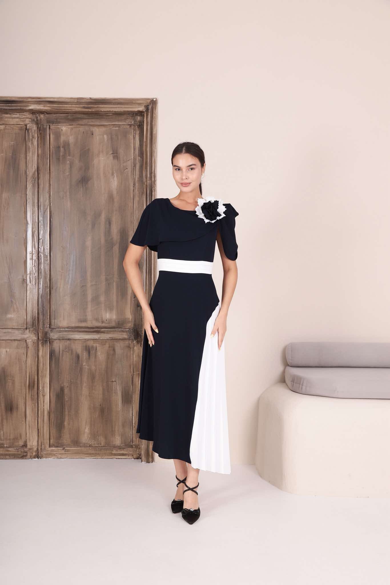 Navy Lizabella Occasion Dress
