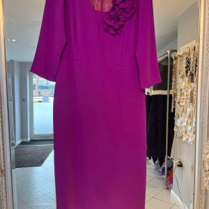 Purple Cassandra Occasion Dress