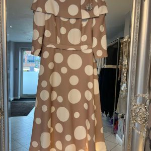 Cassandra Nude Spot Occasion Dress