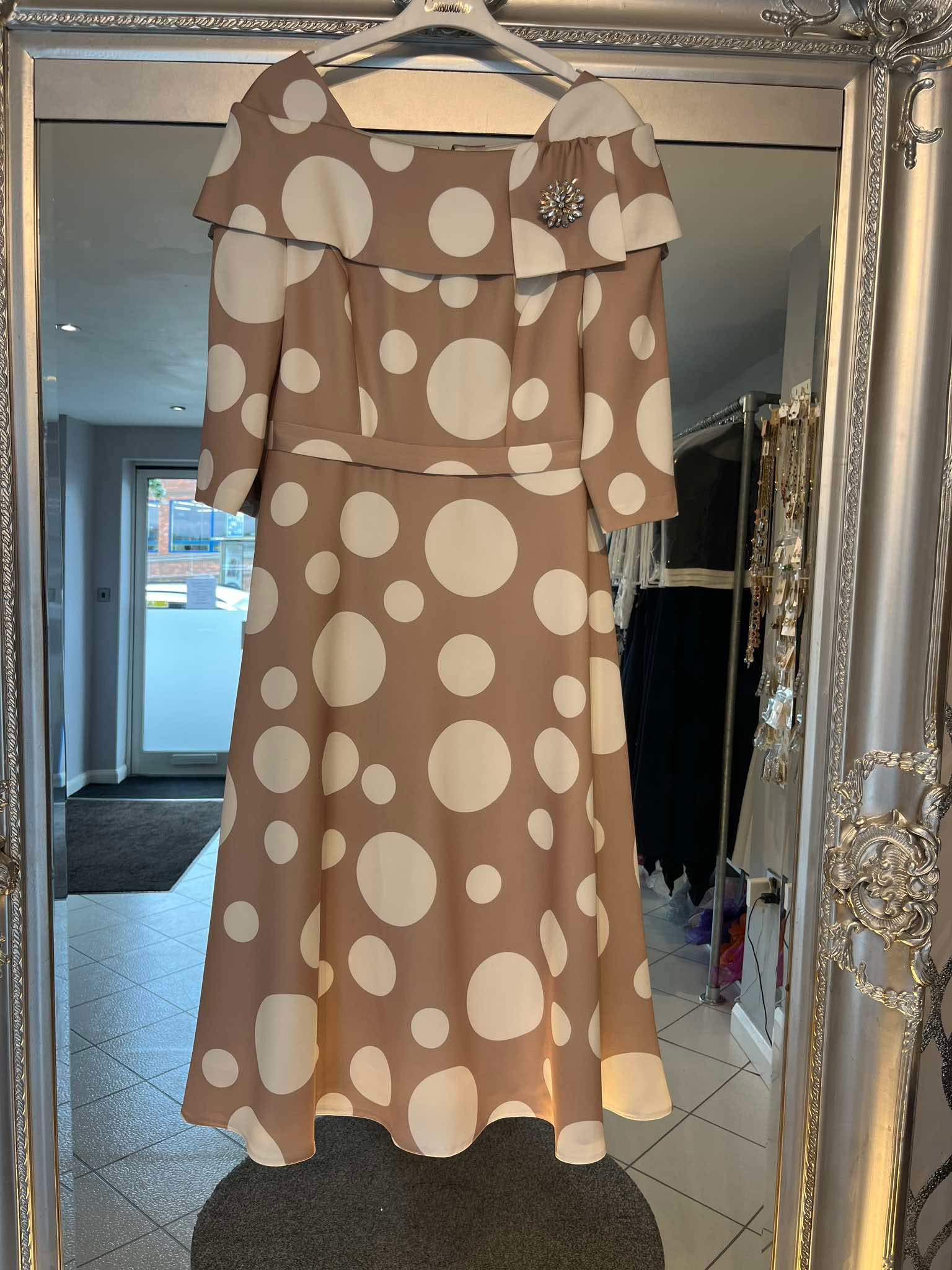 Cassandra Nude Spot Occasion Dress