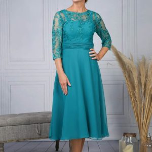 Richard Designs Green Dress