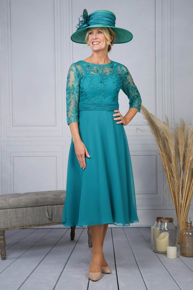 Richard Designs Green Dress